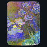 Monet - Water Lilies and Agapanthus Baby Blanket<br><div class="desc">Claude Monet's famous painting,  Water Lilies and Agapanthus.</div>