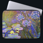 Monet - Water Lilies and Agapanthus Laptop Sleeve<br><div class="desc">Claude Monet's famous painting,  Water Lilies and Agapanthus.</div>