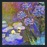 Monet - Water Lilies and Agapanthus Photo Print<br><div class="desc">Claude Monet's famous painting,  Water Lilies and Agapanthus.</div>