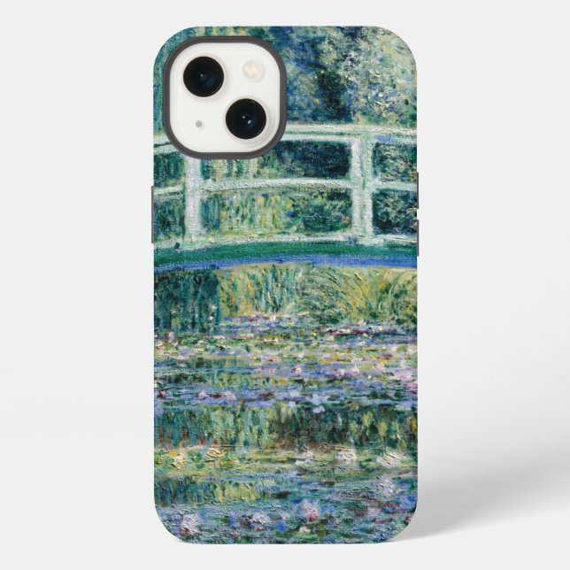 Monet - Water Lilies and Japanese Bridge, iPhone Case (Back)