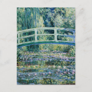 Monet - Water Lilies and Japanese Bridge Postcard
