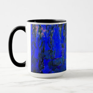 Monet Water Lilies and Weeping Willow Branches Mug