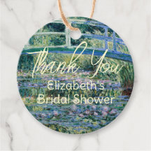Monet Water Lilies Art Garden Bridal Shower