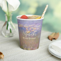 Monet Water Lilies Art Garden Bridal Shower