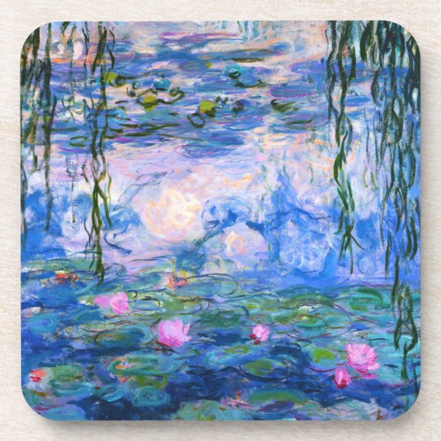 Monet Water Lilies Coasters (Front)