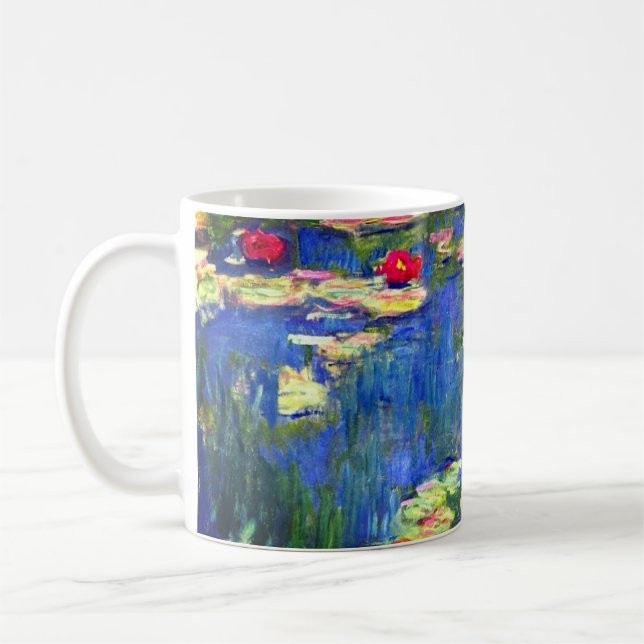 Monet Water Lilies  Coffee Mug (Left)