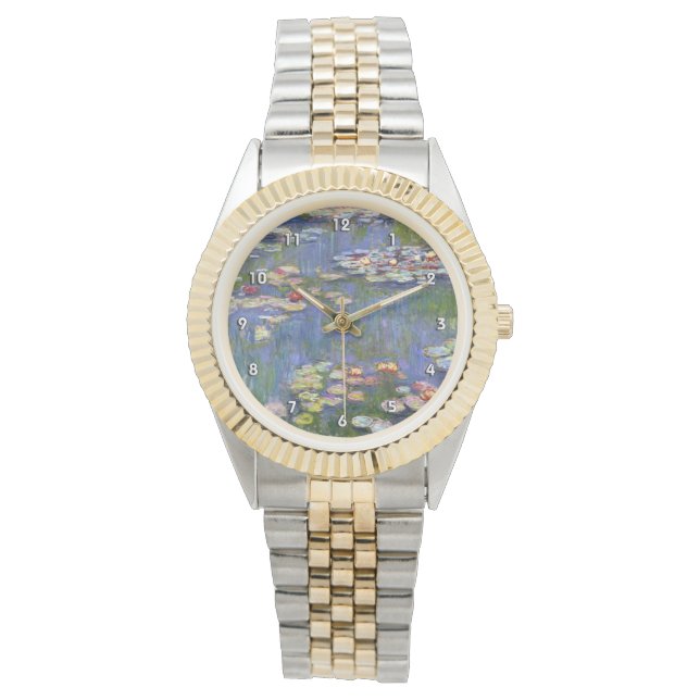 Monet Water Lilies Fine Art (1916) Watch (Front)