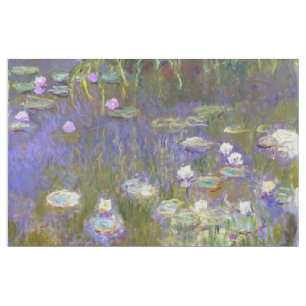Monet Water Lilies Fine Art (1922) Fabric
