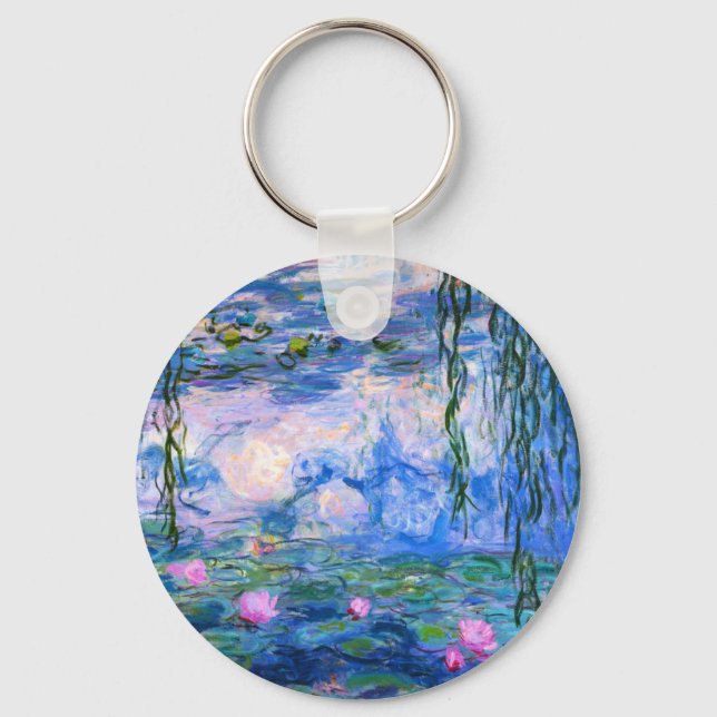 Monet Water Lilies Key Chain (Front)