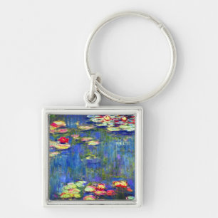 Monet Water Lilies Key Ring