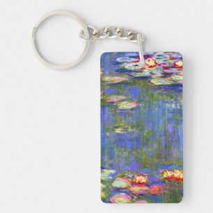 Monet Water Lilies Key Ring