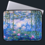 Monet Water Lilies Laptop Sleeve<br><div class="desc">Monet Water Lilies Laptop Sleeve. Oil painting on canvas from 1916. Monet painted his famous water lily pond obsessively during the final years of his career, drawing inspiration from the light of the sun and its shifting effect on the water and the aquatic flowers and foliage. This painting features a...</div>