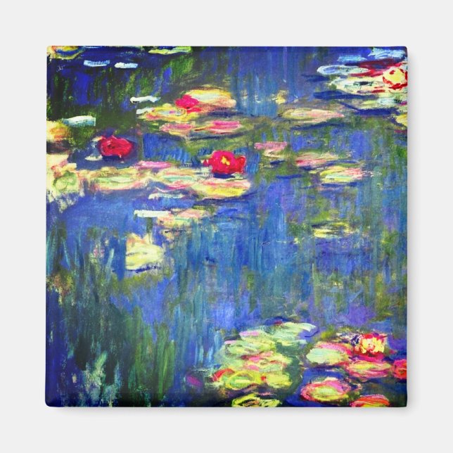 Monet Water Lilies  Magnet (Front)
