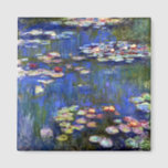 Monet Water Lilies Magnet<br><div class="desc">"Water Lilies" is an oil painting created by French Impressionism artist,  Claude Monet,  in 1916,  showing one of hundreds of his water lily pond paintings from his home in Giverny,  France.</div>