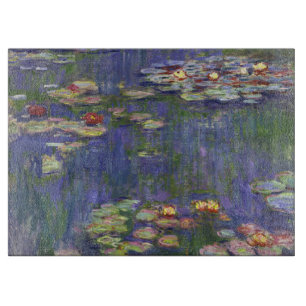 Monet Water Lilies Masterpiece Painting Cutting Board