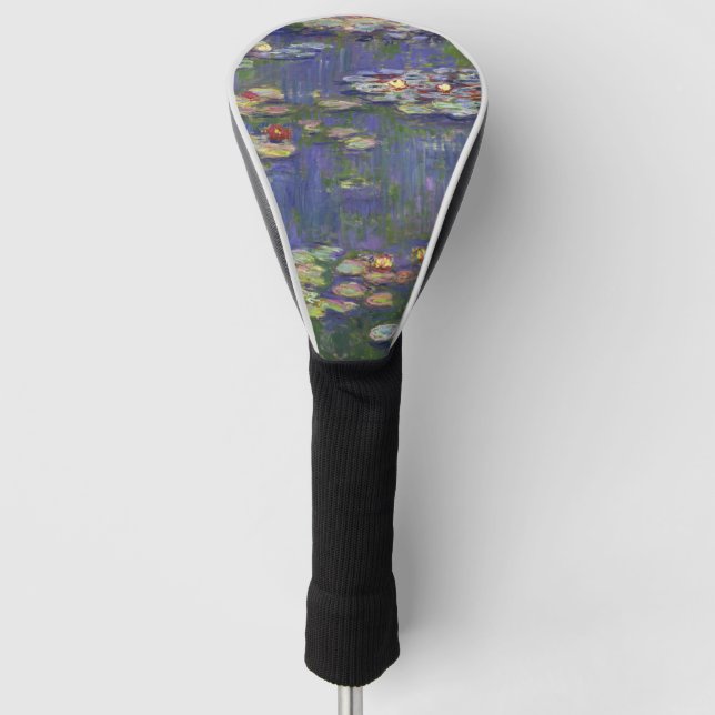 Monet Water Lilies Masterpiece Painting Golf Head Cover (Front)