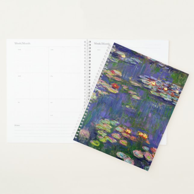 Monet Water Lilies Masterpiece Painting Planner (Display)