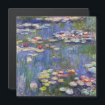 Monet - Water Lilies / Nympheas Magnetic Card<br><div class="desc">Water Lilies / Nympheas - Claude Monet,  1916</div>