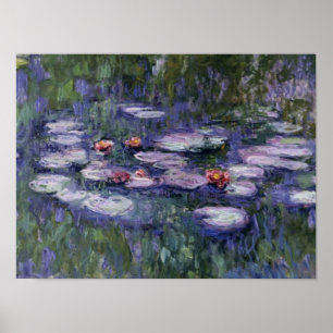 Monet - Water Lilies, Nympheas Poster