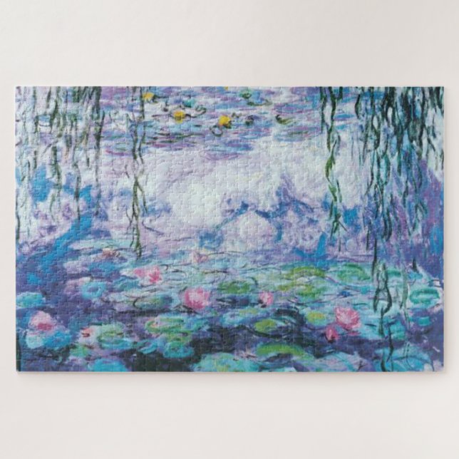 Monet Water Lilies Oil painting Jigsaw Puzzle (Horizontal)