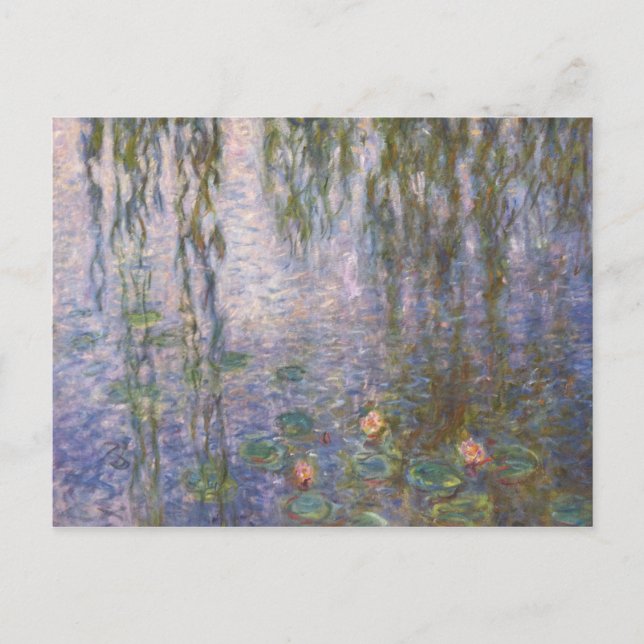 Monet Water Lilies Postcard (Front)