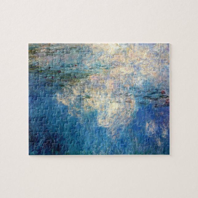 Monet Water Lilies The Clouds Fine Art Jigsaw Puzzle (Horizontal)