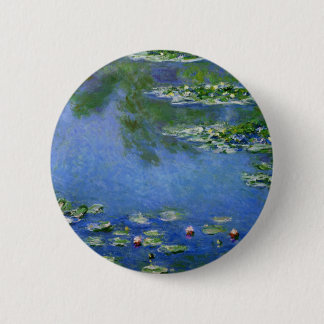 Monet Water Lillies 6 Cm Round Badge