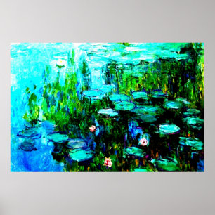 Monet Water Lillies Poster