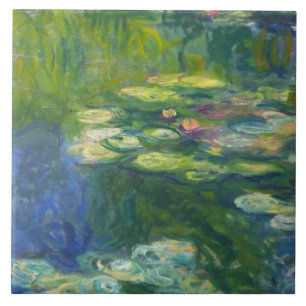 Monet Water Lilly Right Modular Tile