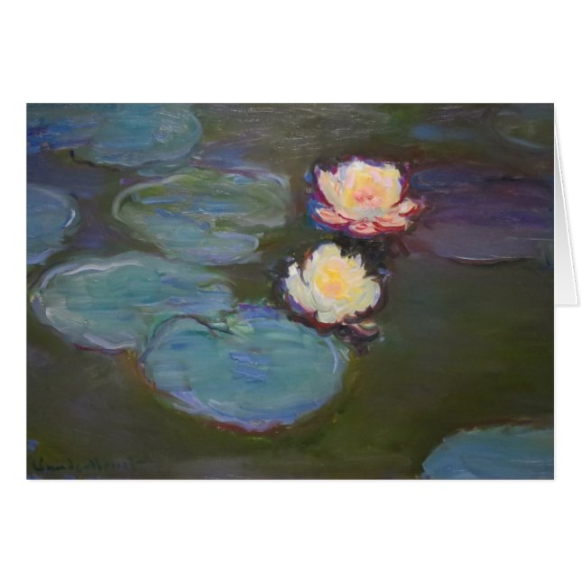 Monet Water Lily Lilies Pond Waterlilies Painting (Front Horizontal)