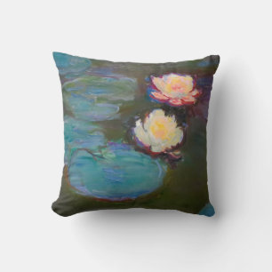 Monet Water Lily Lilies Pond Waterlilies Painting Cushion
