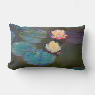 Monet Water Lily Lilies Pond Waterlilies Painting Lumbar Cushion