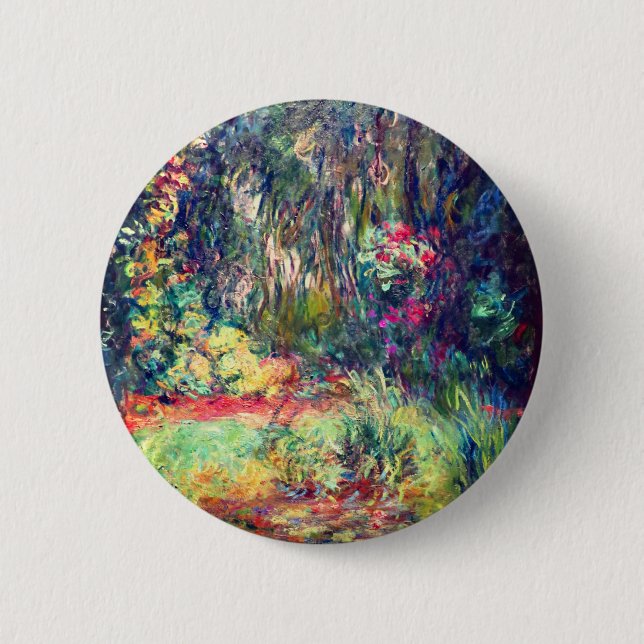 Monet Water Lily Pond 6 Cm Round Badge (Front)