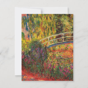 Monet Water Lily Pond and Water Irises Invitation