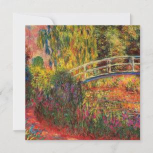 Monet Water Lily Pond and Water Irises Invitation