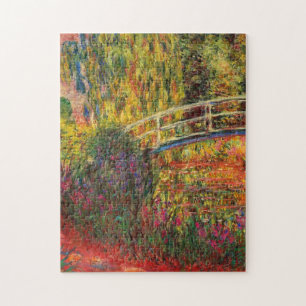 Monet Water Lily Pond and Water Irises Jigsaw Puzzle