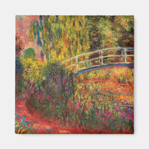 Monet Water Lily Pond and Water Irises Magnet