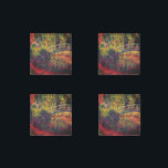 Monet Water Lily Pond and Water Irises Stone Magnet<br><div class="desc">Stone Magnet featuring Claude Monet’s oil painting of a Japanese bridge and beautiful flowers. Water lily pond and water irises bathed in pink light. Serene nature impressionism with lovely flowers and scenic pond landscape. A great Monet gift for fans of impressionism and French art.</div>
