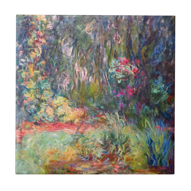 Monet Water Lily Pond Ceramic Tile (Front)