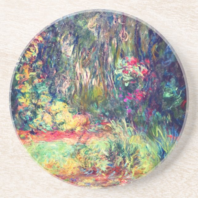 Monet Water Lily Pond Coaster (Front)
