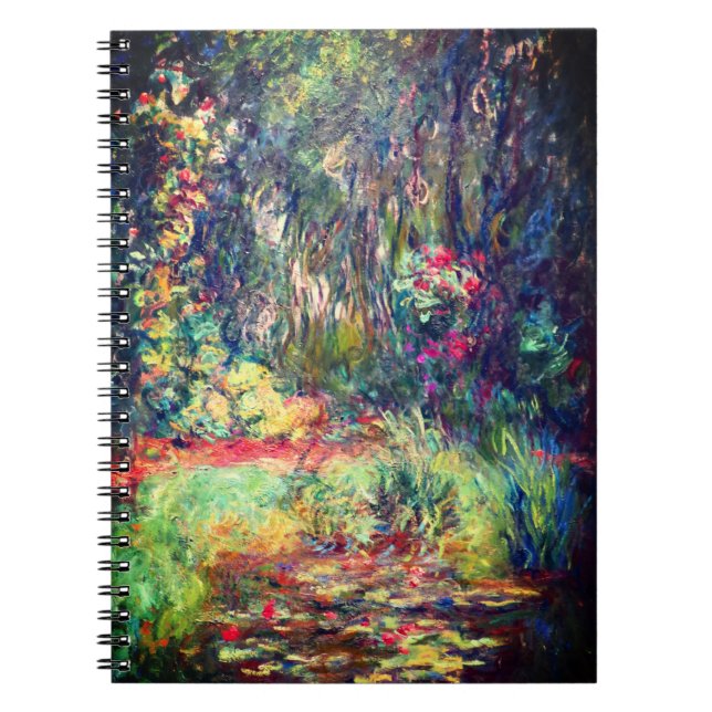 Monet Water Lily Pond Notebook (Front)
