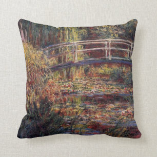 MONET Water Lily Pond Pillow Symphony in Rose