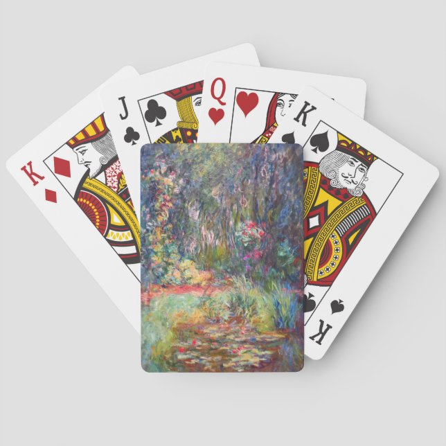 Monet Water Lily Pond Playing Cards (Back)