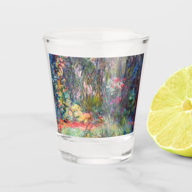Monet Water Lily Pond Shot Glass (Front)