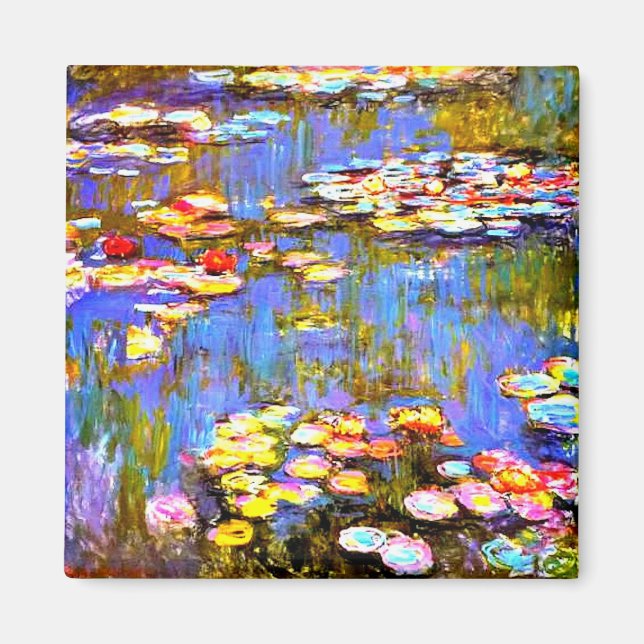 Monet Waterlilies Magnet (Front)