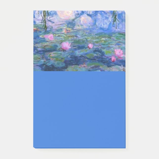 Monet Waterlilies Post-it Notes (Front)