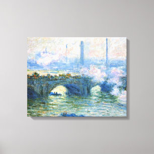 Monet - Waterloo Bridge, London, Canvas Print