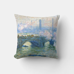 Monet - Waterloo Bridge, London, Cushion