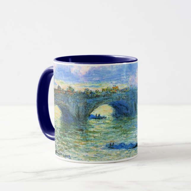 Monet - Waterloo Bridge, London, Mug (Front Left)