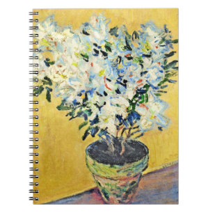 Monet - White Azaleas in a Pot,  Notebook
